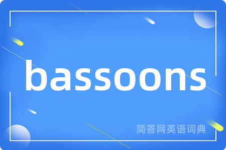 bassoons是什么意思,bassoons的中文翻译 bassoons