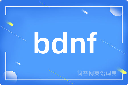 bdnf