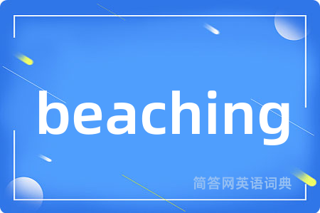 beaching