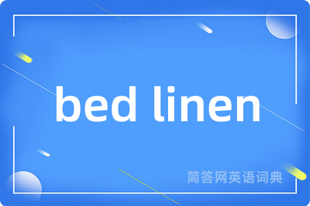 bed linen