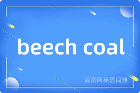 beech coal