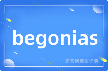 begonias