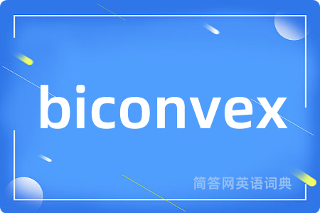 biconvex