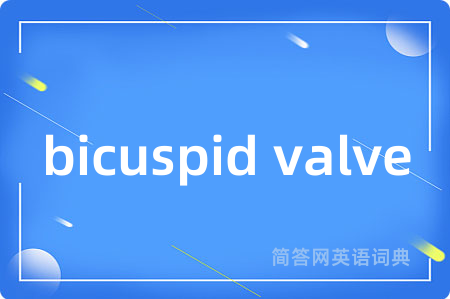 bicuspid valve是什么意思,bicuspid valve的中文翻译 bicuspid valve