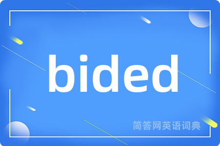 bided