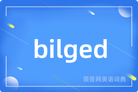 bilged是什么意思,bilged的中文翻译 bilged