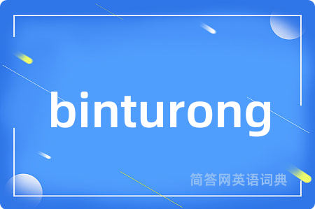 binturong是什么意思,binturong的中文翻译 binturong