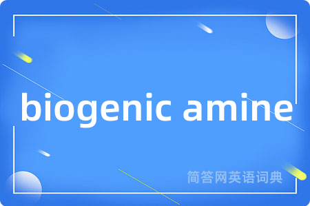 biogenic amine
