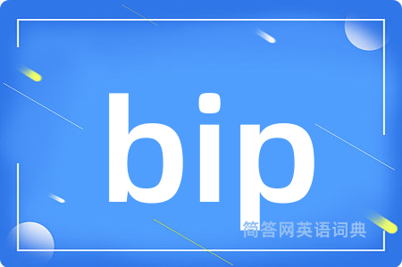 bip是什么意思,bip的中文翻译 bip