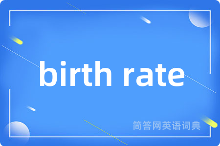 birth rate