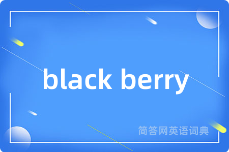 black berry