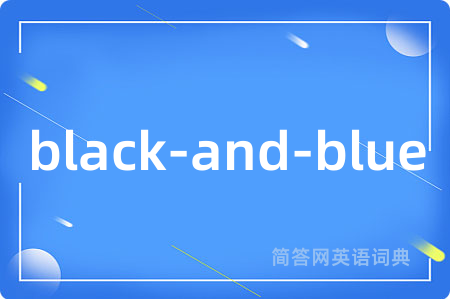 black-and-blue