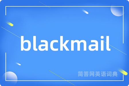 blackmail