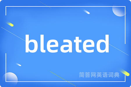 bleated