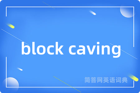 block caving