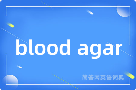 blood agar