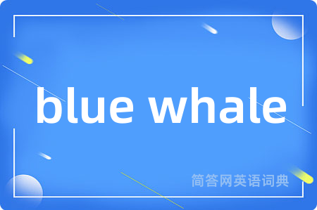 blue whale