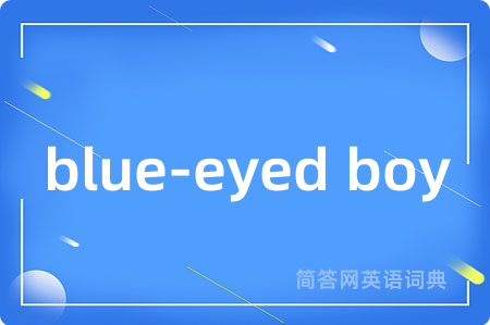blue-eyed boy是什么意思,blue-eyed boy的中文翻译 blue-eyed boy