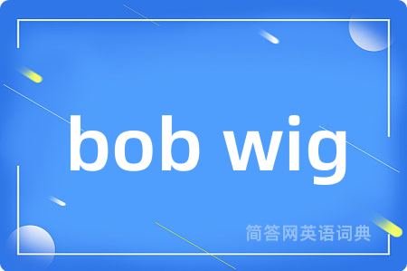 bob wig是什么意思,bob wig的中文翻译 bob wig