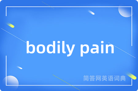 bodily pain