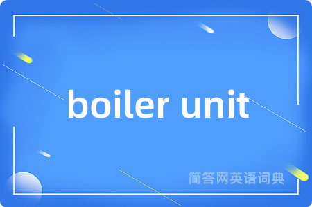 boiler unit