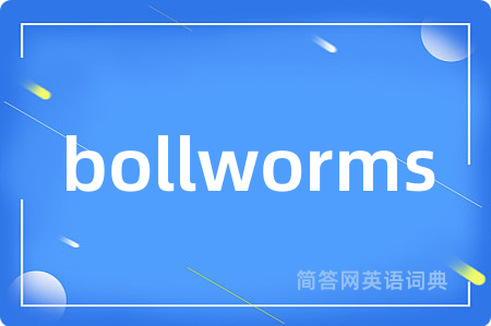 bollworms是什么意思,bollworms的中文翻译 bollworms