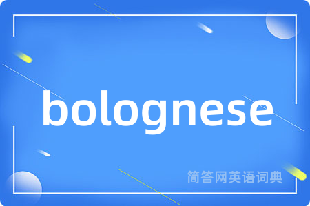 bolognese是什么意思,bolognese的中文翻译 bolognese