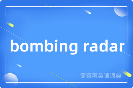 bombing radar