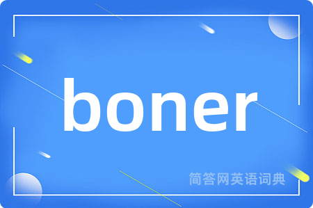 boner是什么意思,boner的中文翻译 boner