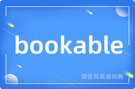 bookable