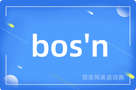 bos'n是什么意思,bos'n的中文翻译 bos'n