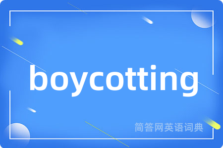 boycotting