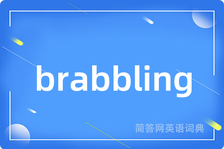 brabbling