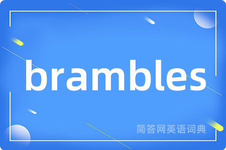brambles是什么意思,brambles的中文翻译 brambles