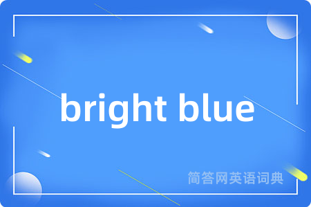 bright blue