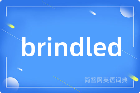 brindled