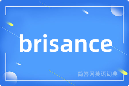 brisance