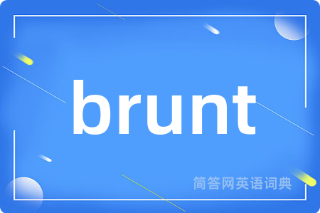 brunt