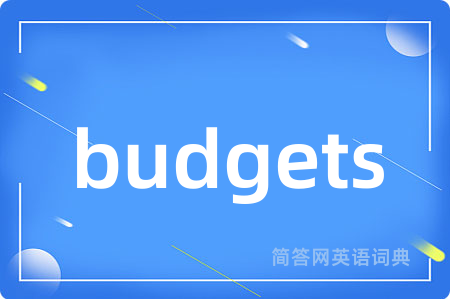 budgets是什么意思,budgets的中文翻译 budgets