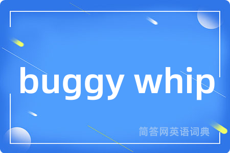 buggy whip