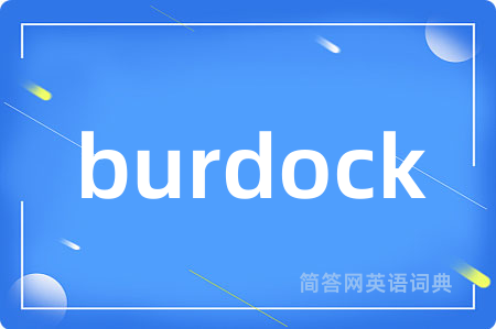 burdock是什么意思,burdock的中文翻译 burdock