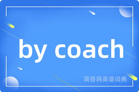 by coach