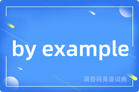 by example