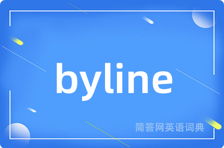 byline