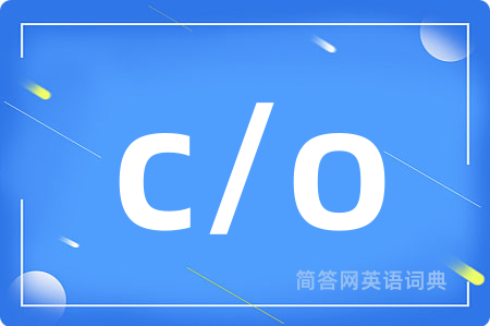 c/o