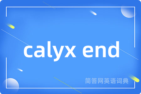 calyx end