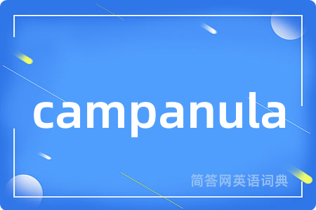 campanula是什么意思,campanula的中文翻译 campanula