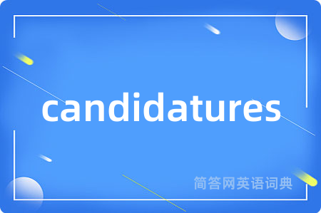 candidatures