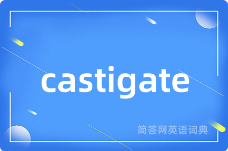 castigate