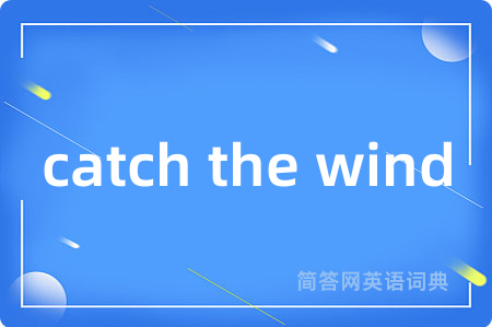 catch the wind